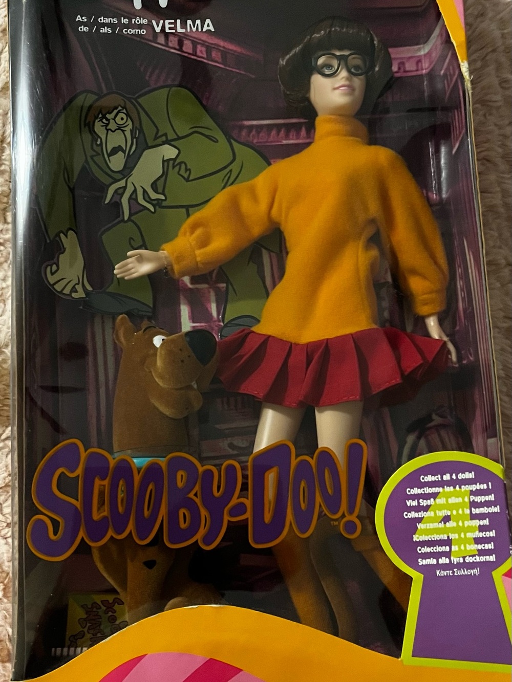 Scooby-Doo Velma Doll with Scooby Companion - Orange & Red Outfit